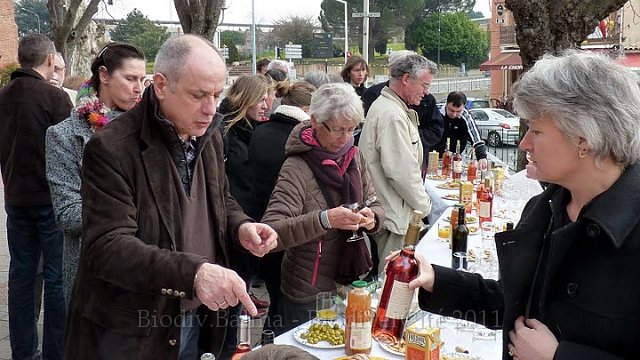 P1050658.JPG - Le pot de l'amitié avec Alain Fillola
